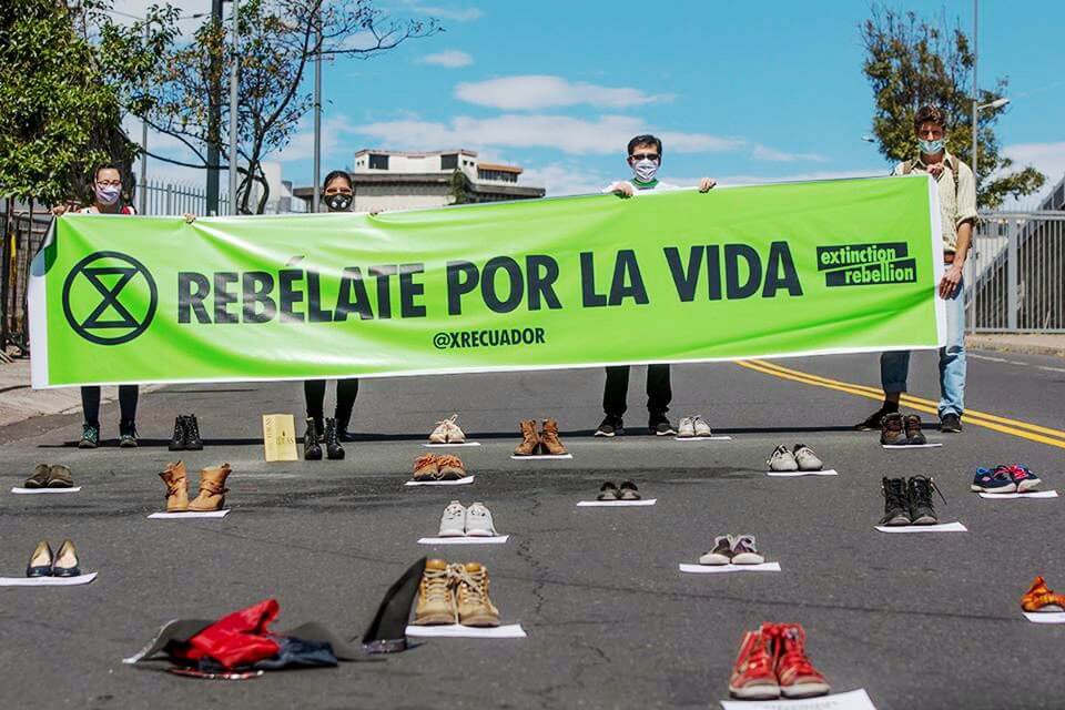 rebels in front of a pair of shoes